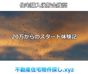 マイホーム購入後貯金残高はいくら残す?計算方法と根拠 イエカウカ